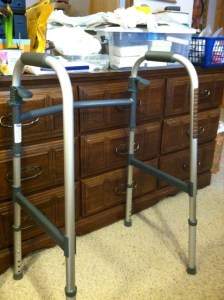 I have the most humiliating habit of referring to this as my 'stroller'.