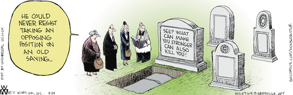 This seems apropos, if slightly in poor taste. Courtesy of gocomics.com/nonsequitur