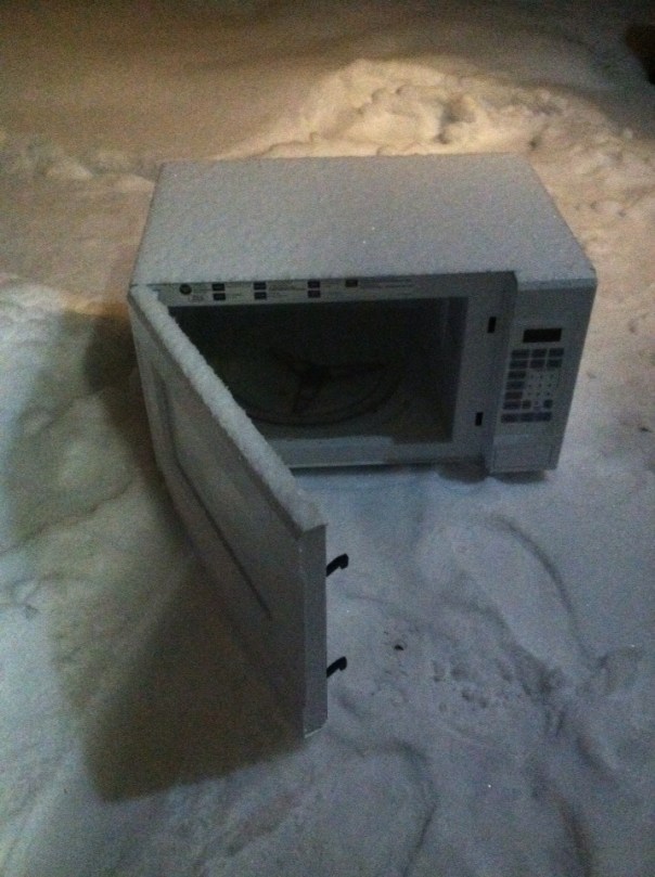 Snowy Microwave