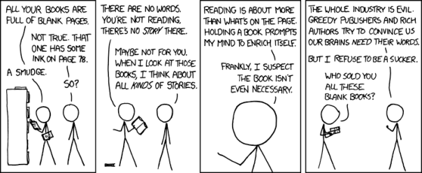 Blank Book Artwork - XKCD