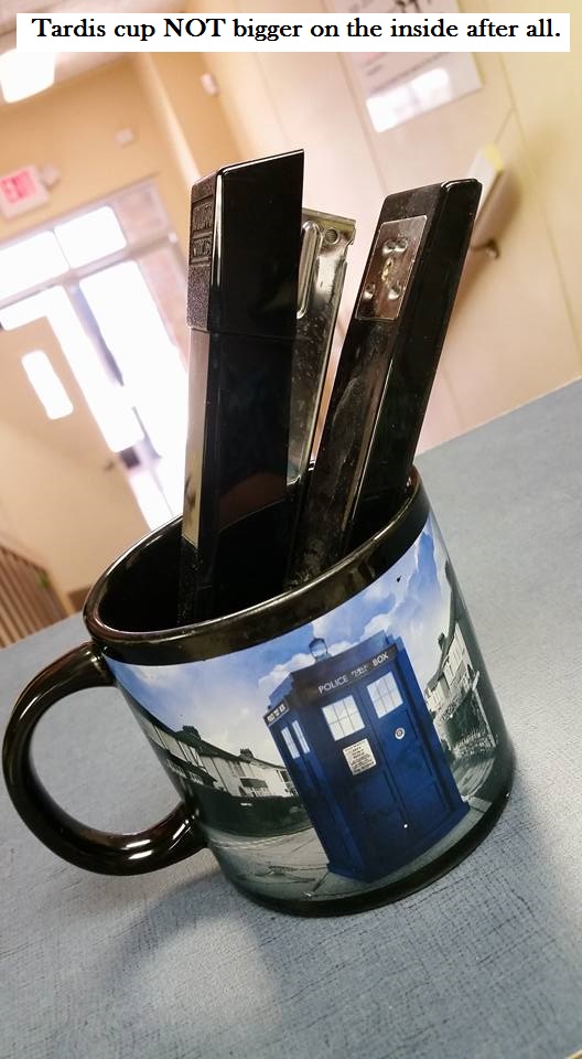 Tardis Stapler