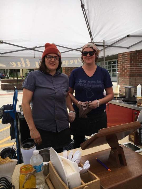 Crepe Makers - Stephanie and Courtney