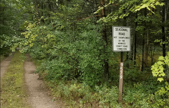 Newaygo Road Sign2